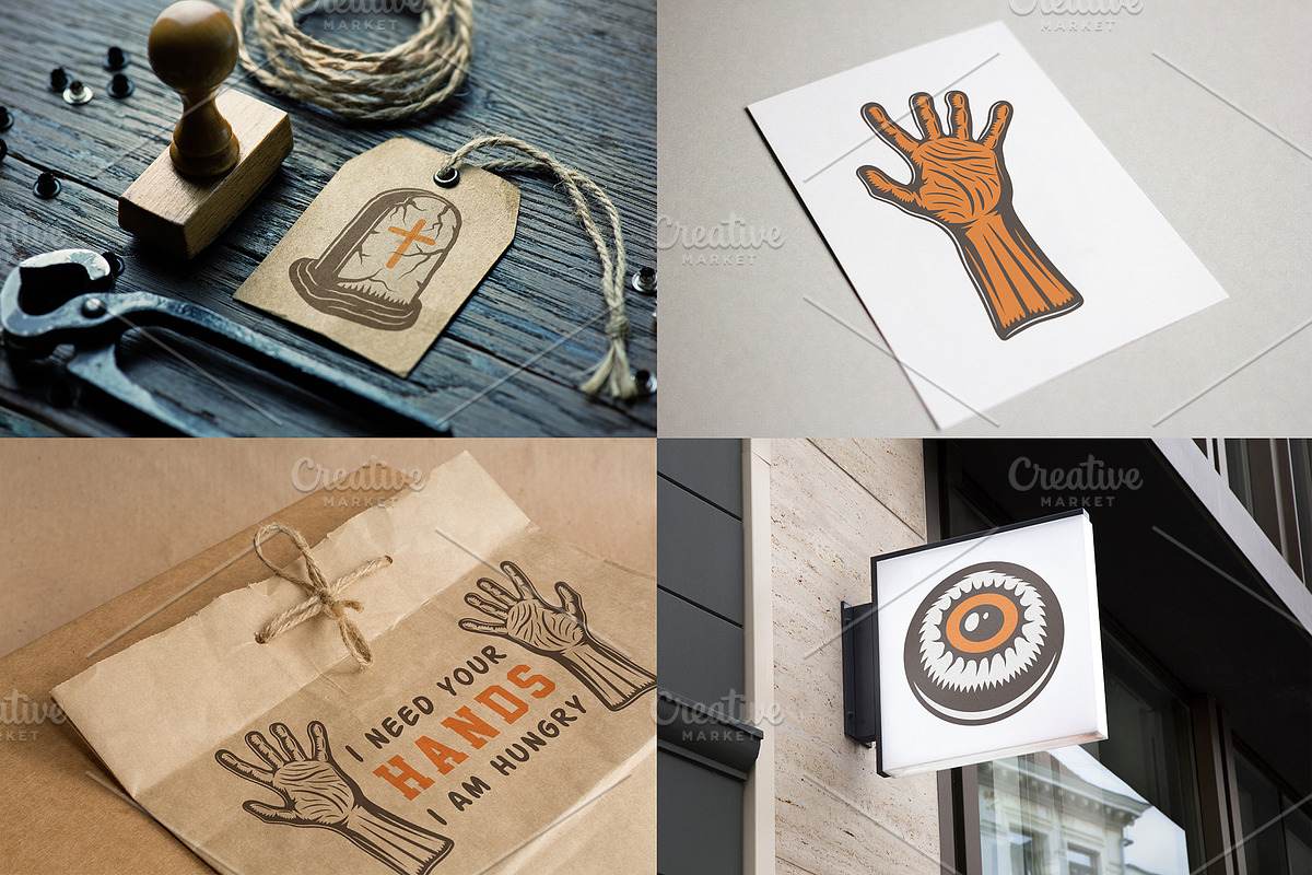 Halloween Massive Bundle, a Branding & Logo Template by AkimD (Photo 5 of 16)