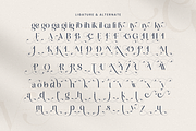 Glittery - Lavish Luxury Font, a Serif Font by Sensatype (Thumbnail 10 of 12)