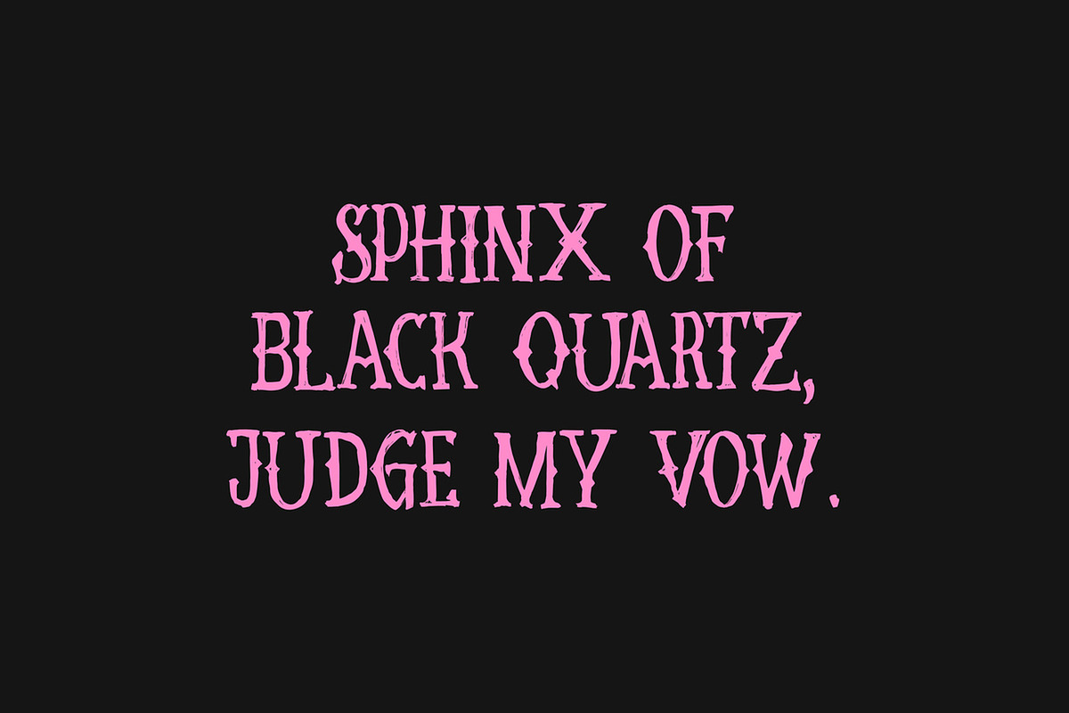 Crude Legacy, a Blackletter Font by Mirco Zett (Photo 5 of 6)