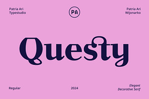 Questy Elegant Decorative Serif