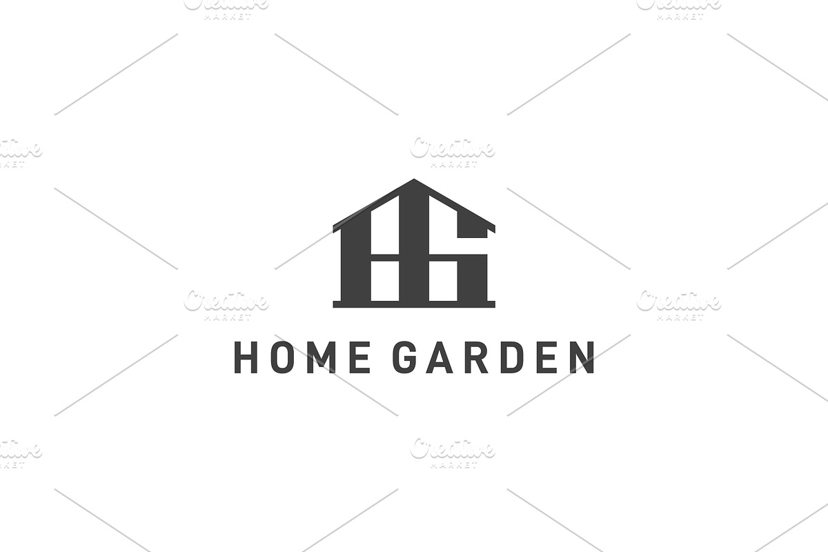 Initial letters HG home logo design, a Branding & Logo Template by yanuart