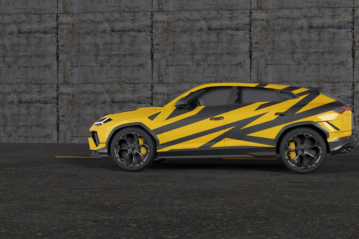 Lamborghini Urus Car Mockup, an Advertising Mockup by Mockupdaddy (Photo 6 of 8)