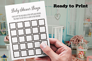 Baby Shower Simple Black Game Bundle, a Card Template by Patterndigitpics (Thumbnail 2 of 4)