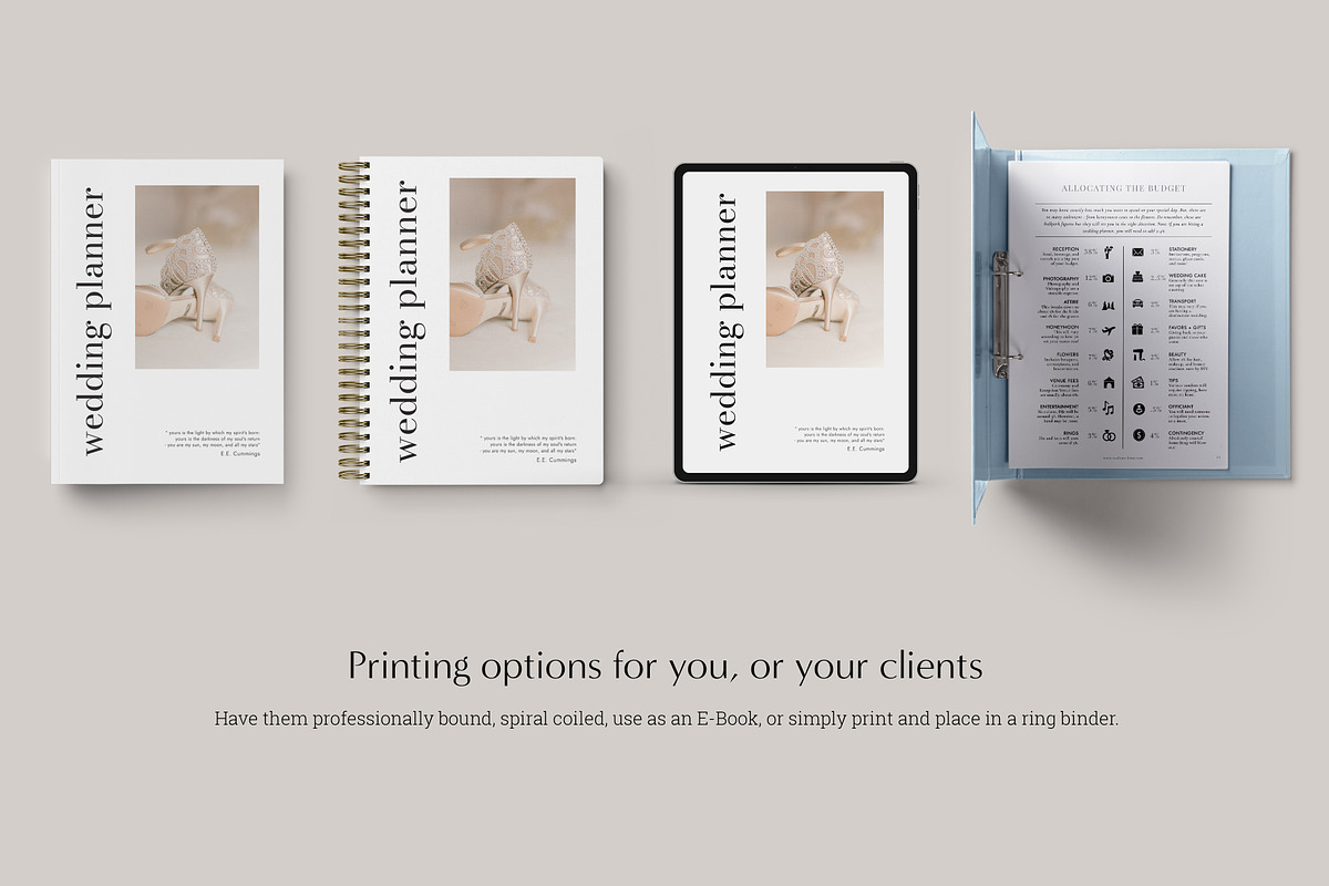 Modern Wedding Planner, a Stationery Template by Studio Nellcote (Photo 2 of 8)