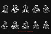 10 Bundle Dark Art Boxing Skull, an Illustration by Morspective (Thumbnail 6 of 7)