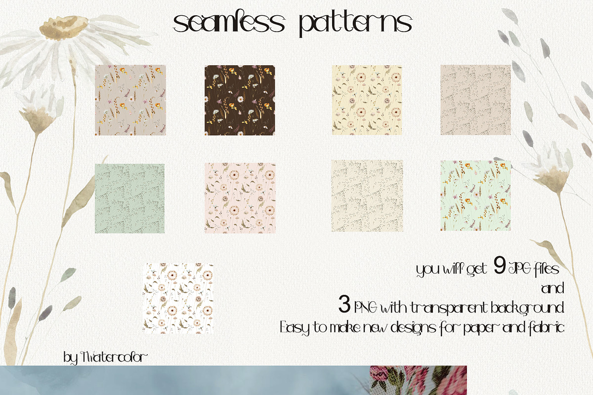 Dried Wildflowers Collection, a Decorative Illustration by TanyaOak (Photo 7 of 9)