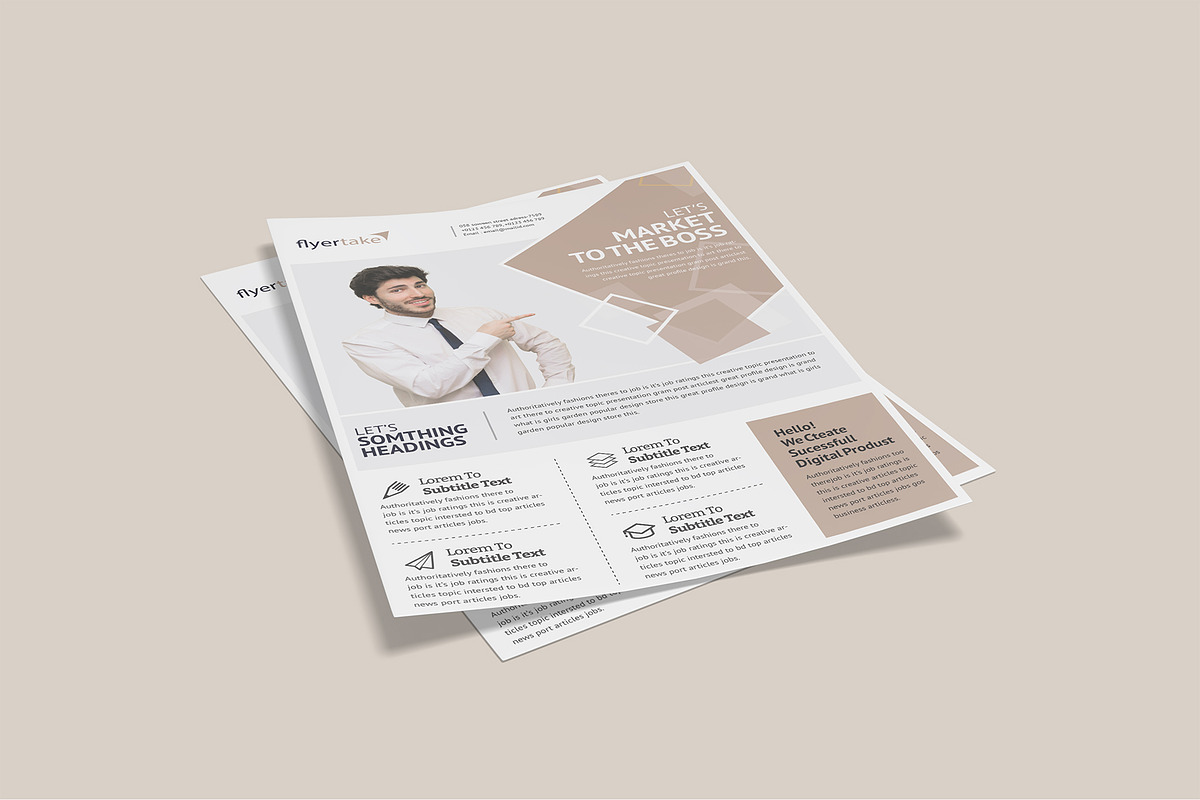 A4 Flyer Poster Mockup Bundles, a Flyer Template by Graphic Aesthetic (Photo 10 of 22)