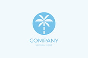Tropical beach coconut tree logo, a Branding & Logo Template by Medianeka (Thumbnail 1 of 3)