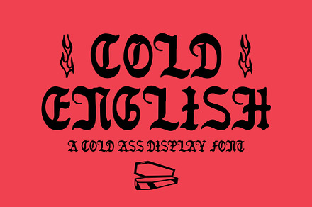 Cold English Font