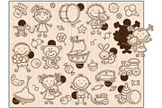 Laser Cut DIY Puzzle Children Toys, an Object Graphic by Bubert Art (Thumbnail 1 of 8)