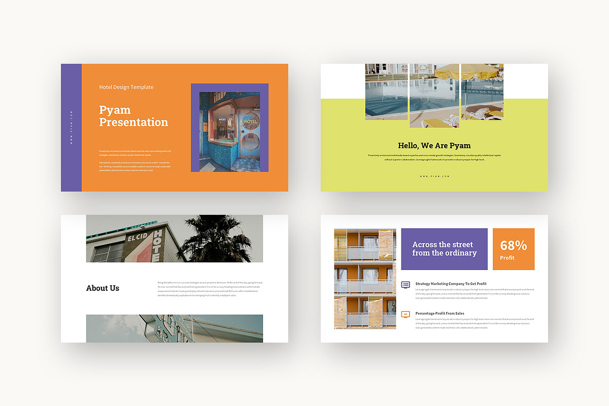Pyam : Hotel Showcase Google Slides, a Presentation Template by Punkl Camp (Photo 2 of 16)