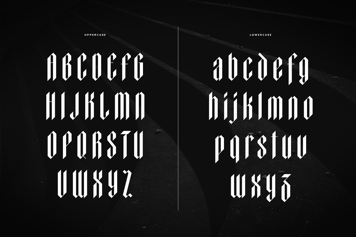 Elmwood Blackletter Display Font, a Blackletter Font by Vintage Type Company (Photo 2 of 16)