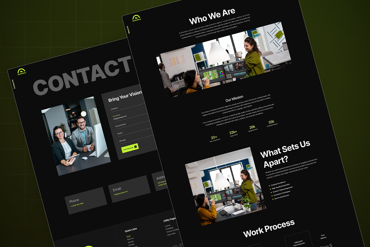 Animatory - Creative Agency Template preview 4
