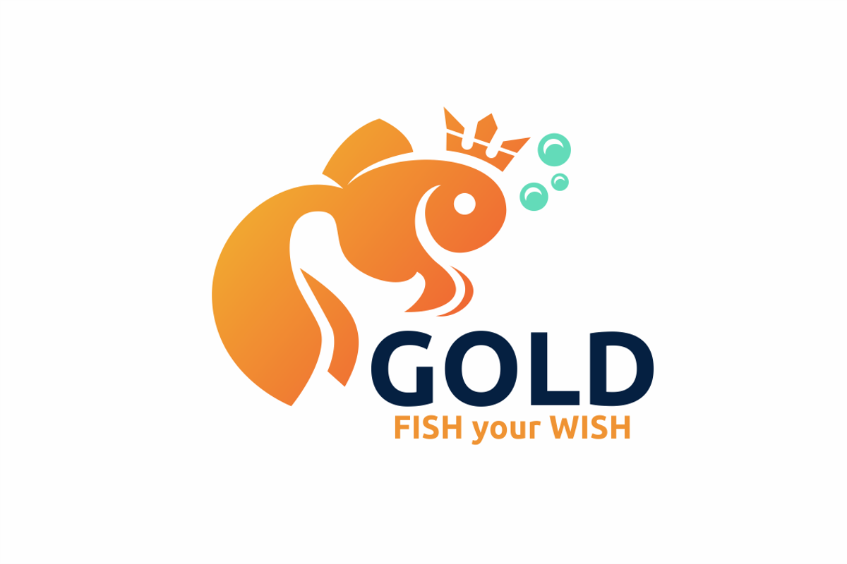 Golden Fish Logo, a Branding & Logo Template by Metrolinevision