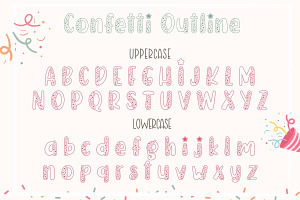 Confetti - Display Font Duo