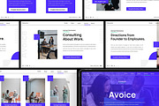 Avoice Google Slide Template, a Presentation Template by slidenotion (Thumbnail 1 of 7)
