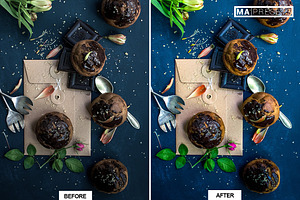 10 DARK FOOD Lightroom Presets