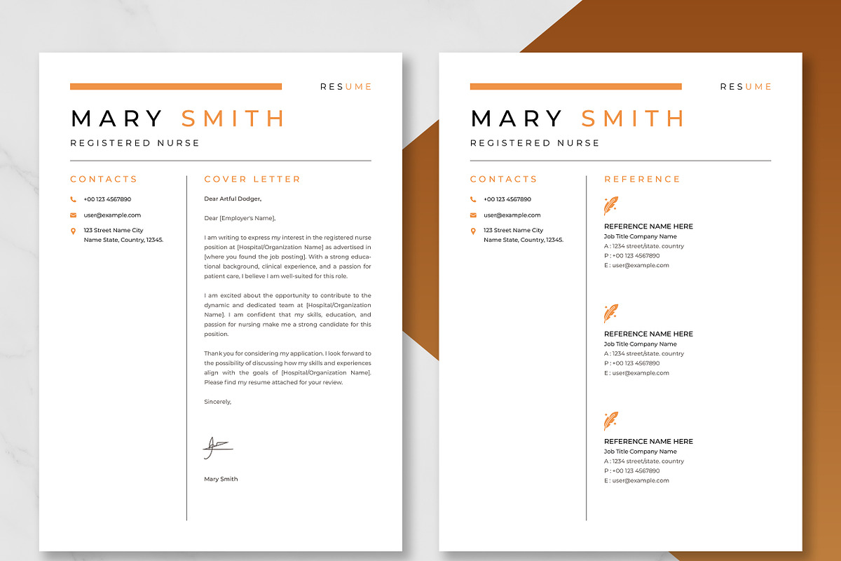 Registered Nurse Resume Template preview 4