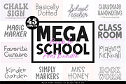 MEGA Back-To-School Font Bundle, a Handwritten Font by Blush Font Co. (Thumbnail 1 of 2)