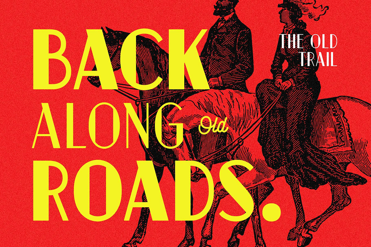 Neuford - Vintage Display, a Sans Serif Font by Arterfak Project (Photo 7 of 12)