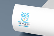 Hexa Owl Logo, a Branding & Logo Template by Design_Planet (Thumbnail 4 of 4)