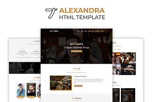 Alexandra - Barber Shop Template