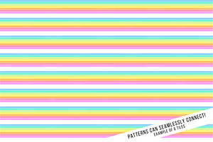 80s & 90s Pastel Shapes Patterns