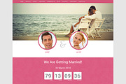 Wordpress Wedding Theme-'Wedding', a WordPress Template by WebNesters  (Thumbnail 1 of 5)