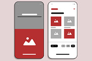 Mobile App Wireframe Template, a Wireframe Template by MightyDesign (Thumbnail 2 of 8)
