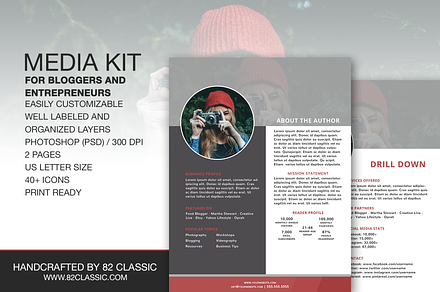 Media Kit Design for Bloggers