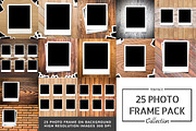 25 Photo Frame Mockups on wood, a Product Mockup by 10 Face (Thumbnail 2 of 3)
