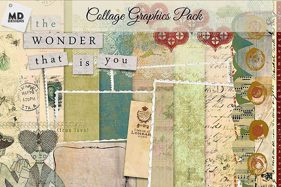 Collage Graphic Pack preview 5