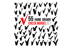 Hand drawn check marks