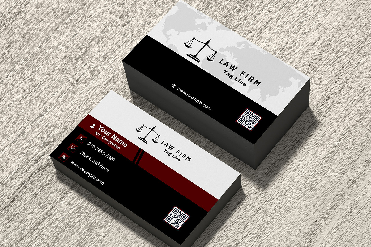 Minimalist Lawyer Card PSD preview 7