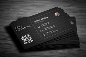 Dark Corporate Business Card