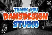 STREET FRUIT Modern Display Graffiti, a Blackletter Font by dansdesign (Thumbnail 6 of 6)