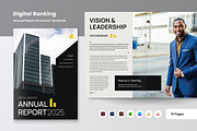 Digital Banking Annual Report V2, a Brochure Template by productype1 (Thumbnail 1 of 6)