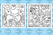 LaLa Friends Coloring Pages, a Decorative Illustration by Coco Bloom (Thumbnail 4 of 6)