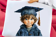 Graduation Boy Clipart, an Illustration by Libby Wishes (Thumbnail 4 of 7)
