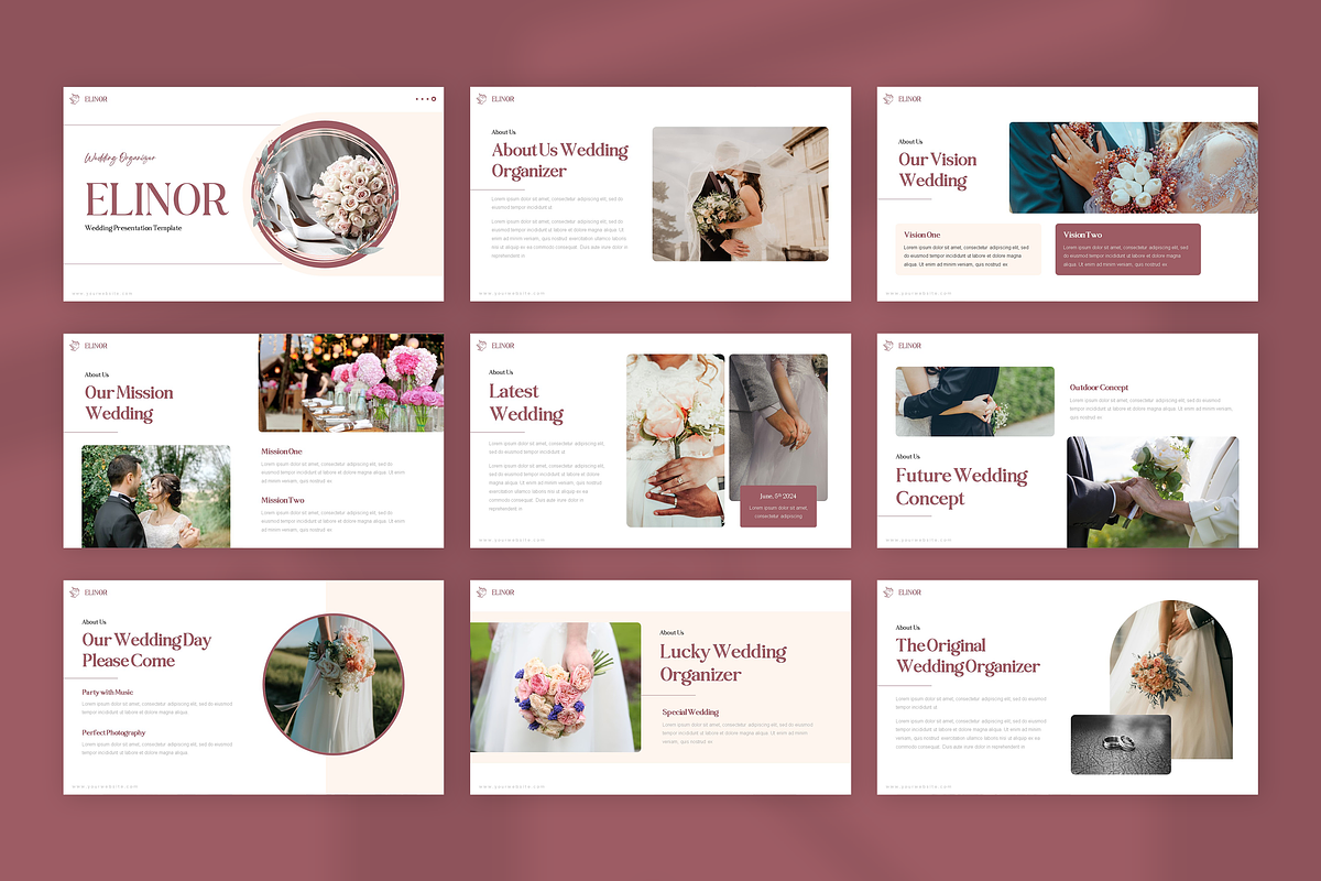 Wedding PowerPoint, a Presentation Template by Azruca (Photo 3 of 6)