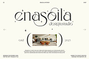 Eloires Elegant Stylish Serif Font, a Serif Font by Heinzel Std (Thumbnail 3 of 11)