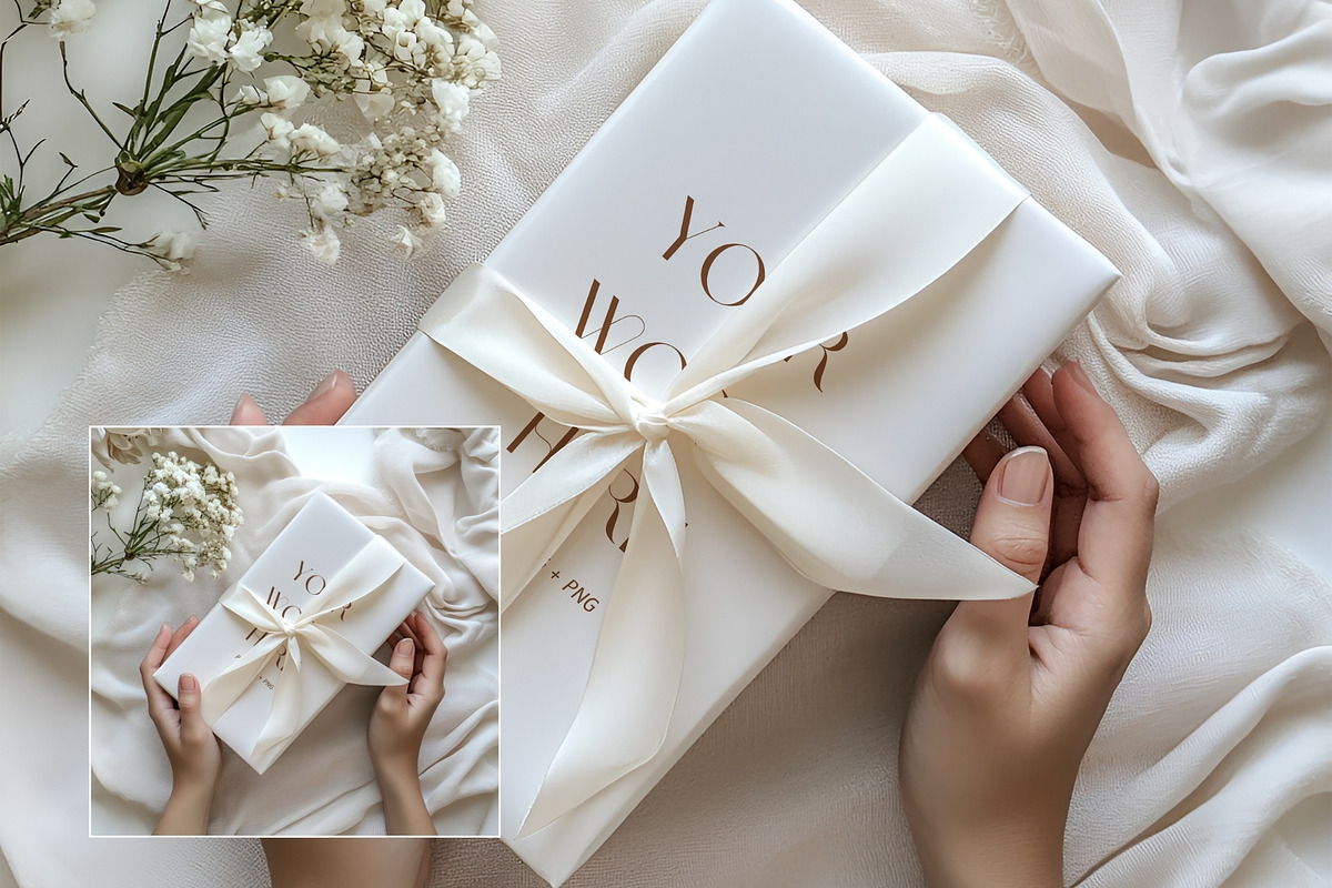 Minimal Gift Wrap Mockup WR011-01, a Books & Magazine Mockup by Callistemon Creative (Photo 8 of 9)