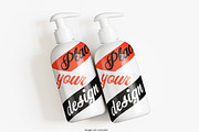 Cosmetic pump mockup bundles, a Cups & Container Mockup by Ambo Ampeng (Thumbnail 10 of 32)