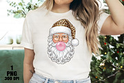 Glitter Leopard Bubblegum Santa Xmas, an Illustration by Daily.Designs (Thumbnail 4 of 10)