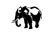 Elephant Vector Elements Bundle, an Animal Illustration by balal (Thumbnail 6 of 18)