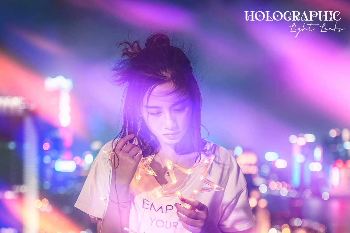Holographic Light Leaks, a Texture Graphic by Julie&Taily (Photo 2 of 28)