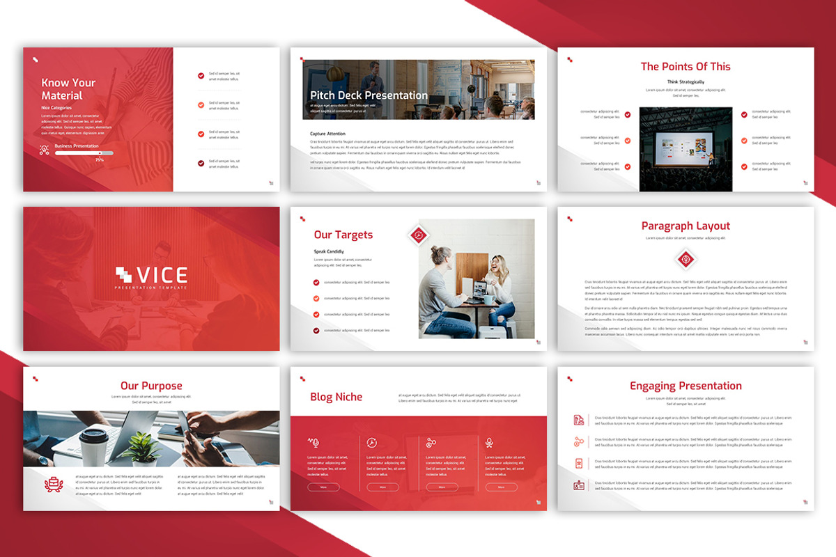 Vice - Business Powerpoint, a Presentation Template by Jegtheme (Photo 4 of 4)