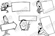 RTRO Blank Signs 1, a Person Illustration by RTRO Stock (Thumbnail 3 of 5)