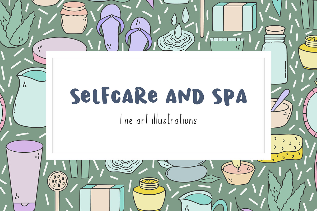 Selfcare and Spa illustration pack., an Outline Icon by Sentimental postman (Photo 1 of 8)
