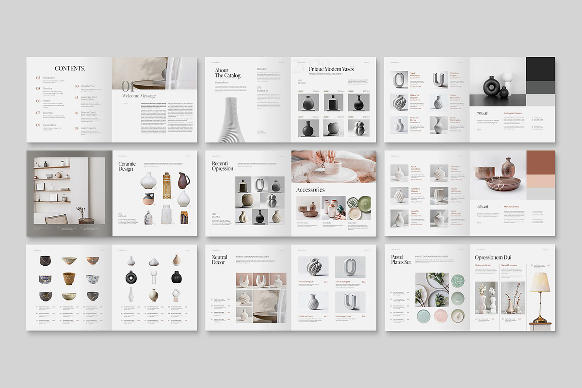 Square Catalog Brochure Template, a Brochure Template by BrandPacks (Photo 3 of 5)